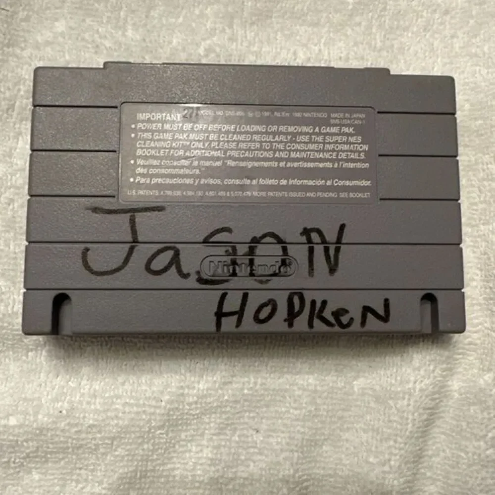 Mortal Kombat (SNES, 1992) Original‎ Owner